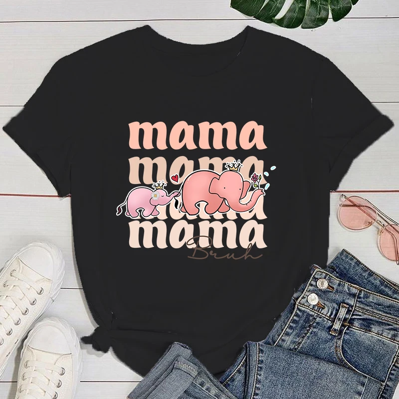 Mother's Day T shirt Mama Bind Print T Shirt Fans Summer Casual Short Sleeve Tee Cute Loose T Shirts
Mother's Day T shirt Mama Bind Print T Shirt Fans Summer Casual Short Sleeve Tee Cute Loose T Shirts