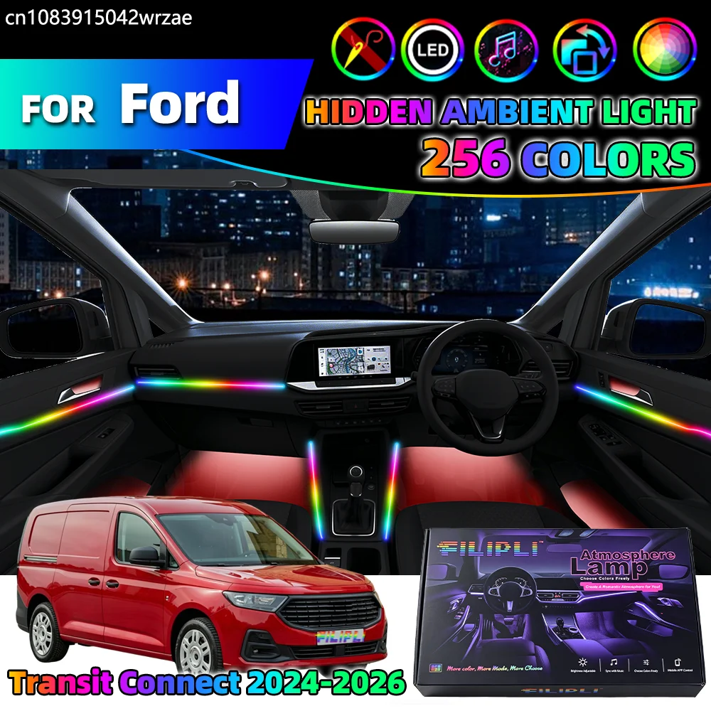 6 in 1 For Ford Transit Connect 2024-2026 Years Car Interior Ambient Lights Strips Breathing Lighting Kit App Control Auto LED s
6 in 1 For Ford Transit Connect 2024-2026 Years Car Interior Ambient Lights Strips Breathing Lighting Kit App Control Auto LED s