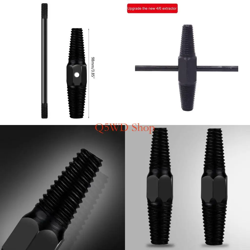 Практичный экстрактор Q5WD, 4 дюйма, 6 дюймов, двухголовочный экстрактор для сломанных винтов
Практичный экстрактор Q5WD, 4 дюйма, 6 дюймов, двухголовочный экстрактор для сломанных винтов