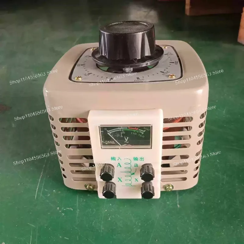 TDGC2 Single-Phase Voltage Regulator, 220V to 0-250/300V, Full Copper Coil for Home Appliances
TDGC2 Single-Phase Voltage Regulator, 220V to 0-250/300V, Full Copper Coil for Home Appliances