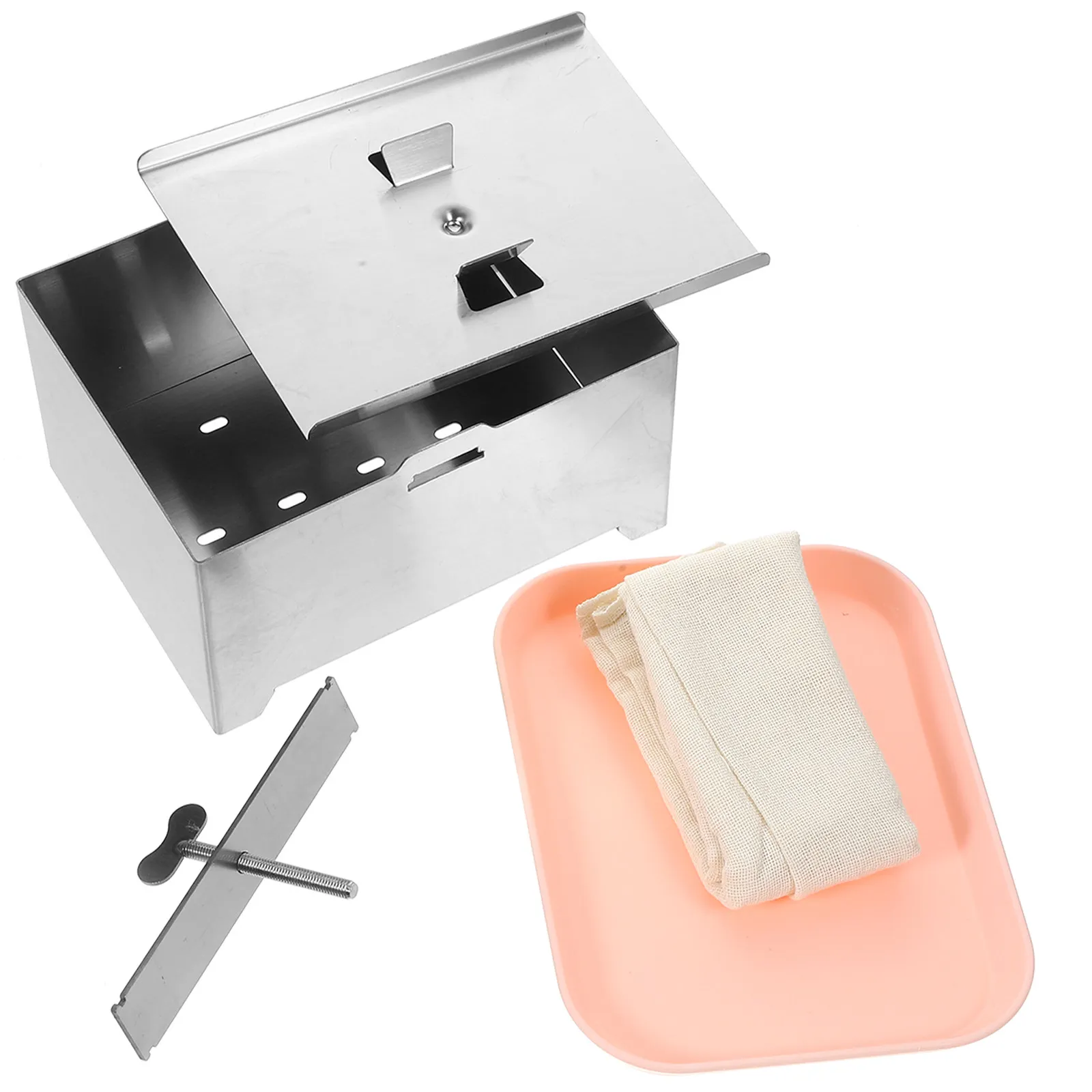 Tool Curd Practical Tofu Mold Dishwasher Soybean Stainless Press Maker Pressing Block
Tool Curd Practical Tofu Mold Dishwasher Soybean Stainless Press Maker Pressing Block