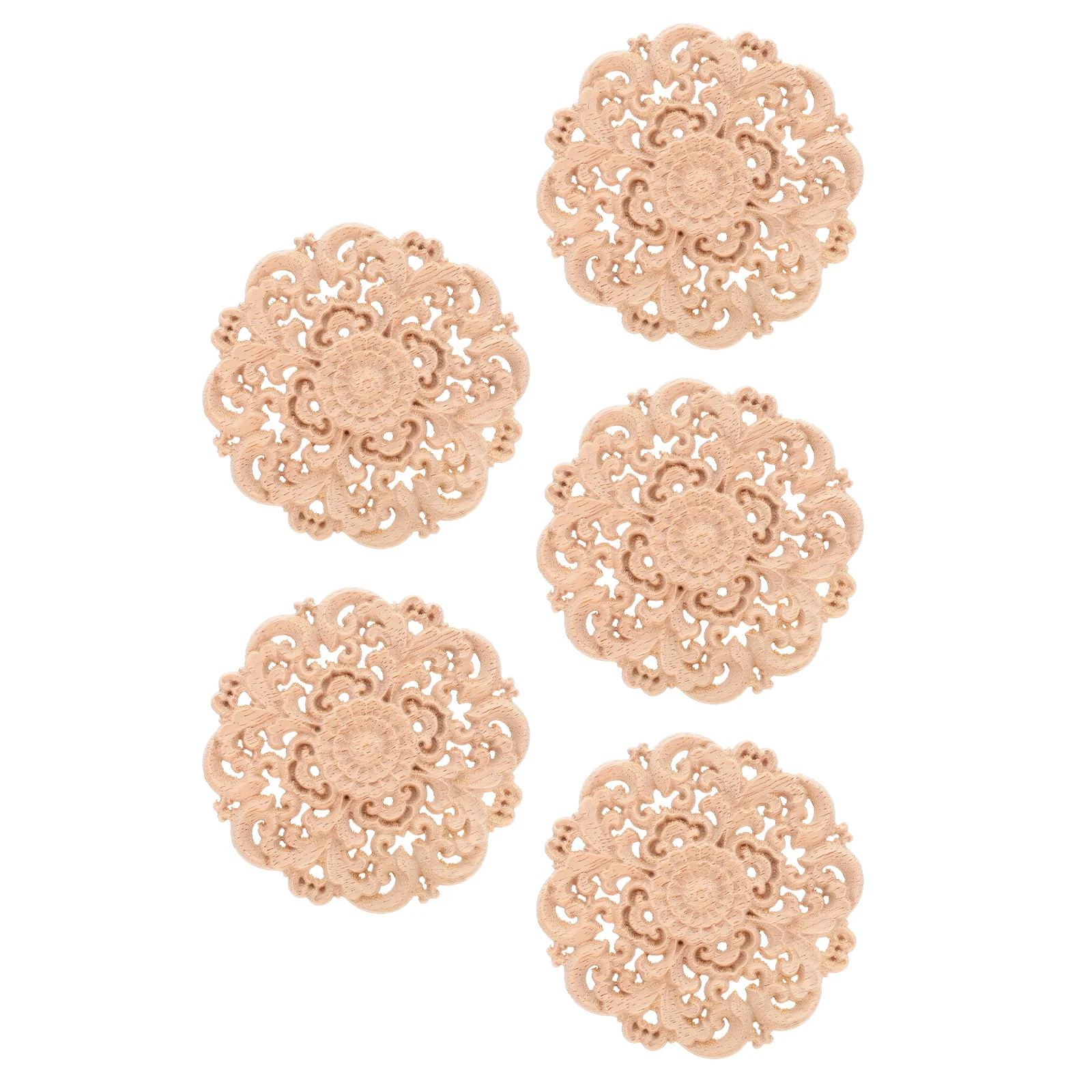 5 Pcs Round Decal Door Heart Decorative Flower Appliques Furniture Moldings Wood Carved Onlay Party DIY Decor
5 Pcs Round Decal Door Heart Decorative Flower Appliques Furniture Moldings Wood Carved Onlay Party DIY Decor