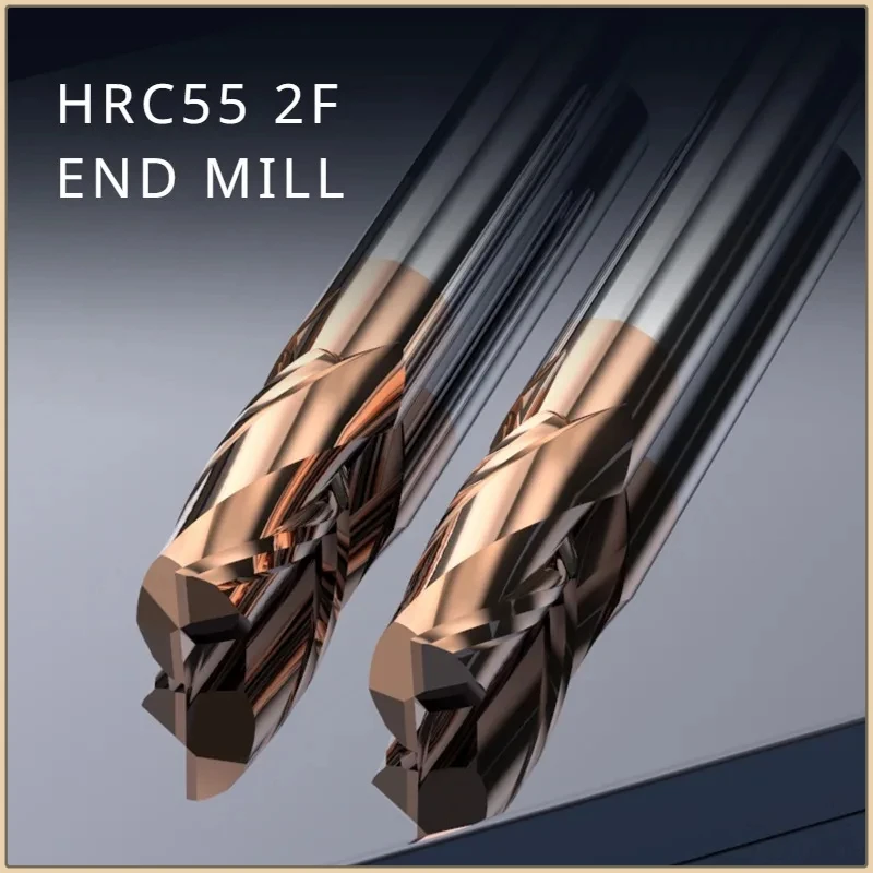 HRC55 2flutes Milling Cutter Carbide end mill Alloy Coating Tungsten Steel woodworking steel cutting CNC tool machining
HRC55 2flutes Milling Cutter Carbide end mill Alloy Coating Tungsten Steel woodworking steel cutting CNC tool machining