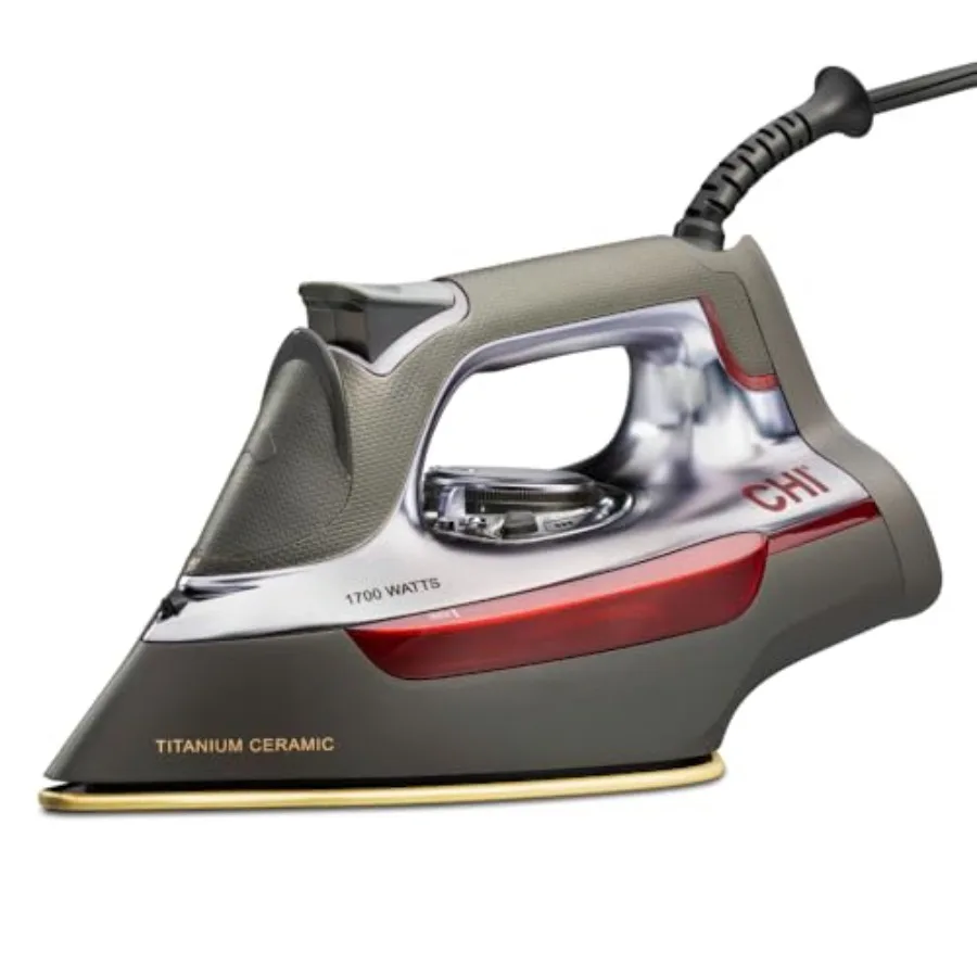 Iron for Clothes with 300+ Holes for Powerful Steam ing, Temperature Guide Dial, 1700 Watts, XL 10 Cord, 3-Way Auto Shutoff, Ti
Iron for Clothes with 300+ Holes for Powerful Steam ing, Temperature Guide Dial, 1700 Watts, XL 10 Cord, 3-Way Auto Shutoff, Ti