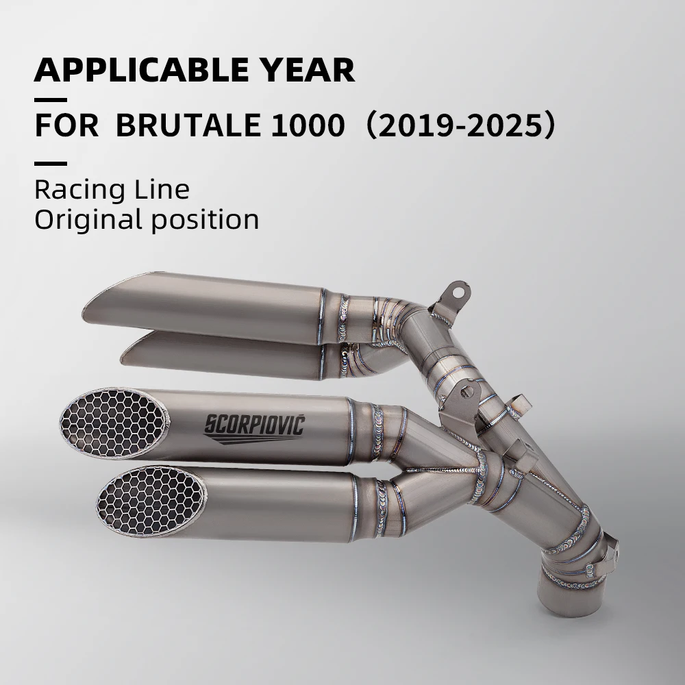 Выхлопная система из титанового сплава для двигателя Brutale 1000 1000 Brutale 1000 Соединительная трубка Передняя соединительная труба без шнуровки 2019-2025 гг.
Выхлопная система из титанового сплава для двигателя Brutale 1000 1000 Brutale 1000 Соединительная трубка Передняя соединительная труба без шнуровки 2019-2025 гг.