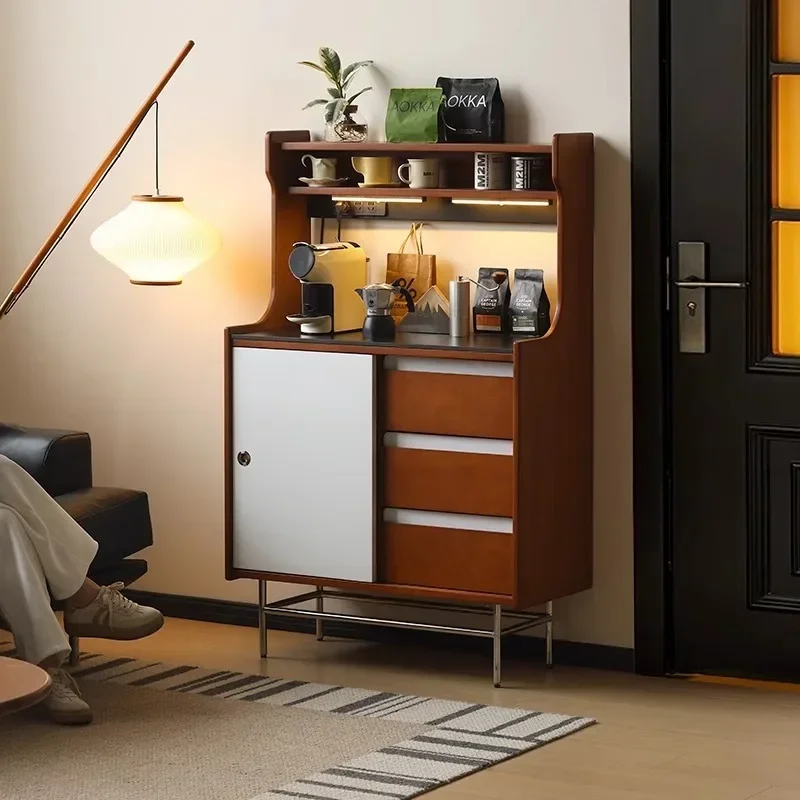 French medieval solid wood color matching side cabinet, integrated locker against the wall
French medieval solid wood color matching side cabinet, integrated locker against the wall