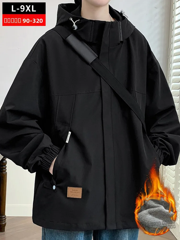 Мужская утепленная куртка больших размеров с флисовой подкладкой, ветрозащитная, из полиэстера и нейлона, с внутренними карманами, в городском стиле
Мужская утепленная куртка больших размеров с флисовой подкладкой, ветрозащитная, из полиэстера и нейлона, с внутренними карманами, в городском стиле