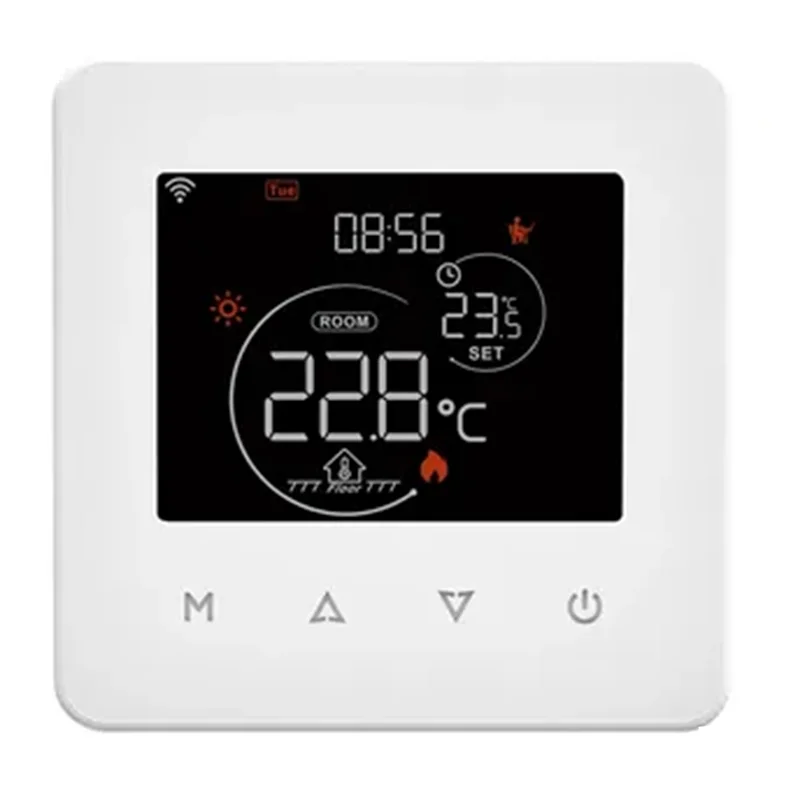 AT51-Tuya Wifi Thermostat Room Temperature Controller Water/Electric Floor Heating Gas Boiler App Control For Alexa
AT51-Tuya Wifi Thermostat Room Temperature Controller Water/Electric Floor Heating Gas Boiler App Control For Alexa