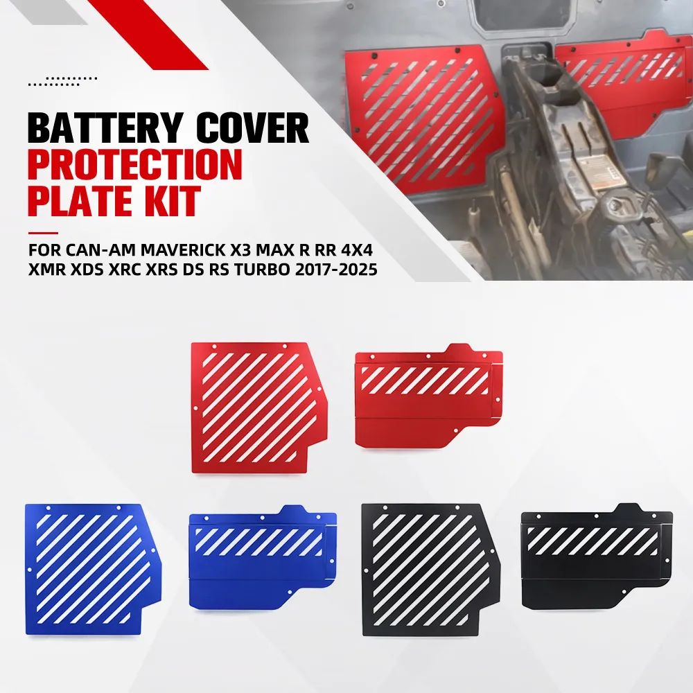 ALUMINIUM Pack Protection Plate For Can-am Maverick X3 Max R RR 4x4 XMR XDS XRC XRS DS RS Turbo 2017-2025 2024 Battery Cover Kit
ALUMINIUM Pack Protection Plate For Can-am Maverick X3 Max R RR 4x4 XMR XDS XRC XRS DS RS Turbo 2017-2025 2024 Battery Cover Kit