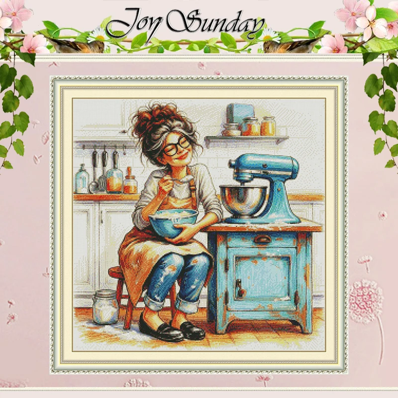 Little Joys in the Kitchen Patterns Counted Cross Stitch Set 11CT 14CT 16CT Stamped DMC Cross-stitch Kit Embroidery Needlework
Little Joys in the Kitchen Patterns Counted Cross Stitch Set 11CT 14CT 16CT Stamped DMC Cross-stitch Kit Embroidery Needlework