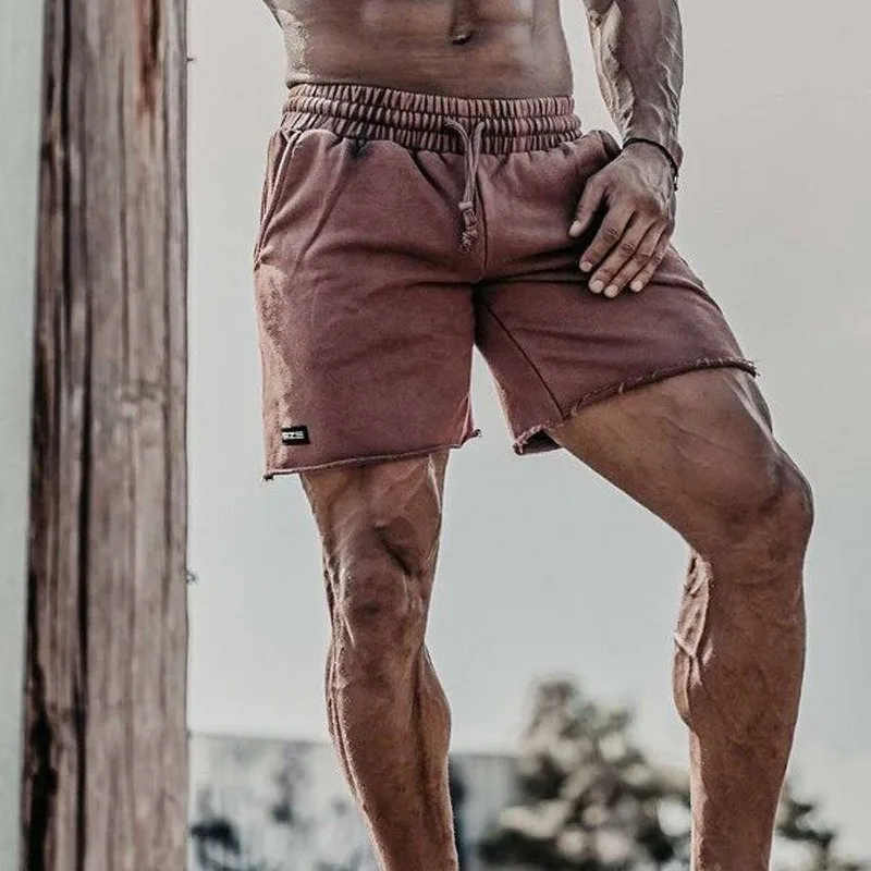Men's Retro Loose Sports Shorts Elastic Waist Distressed Hem Breathable Gym Outdoor Training Casual Streetwear Fitness Apparel
Men's Retro Loose Sports Shorts Elastic Waist Distressed Hem Breathable Gym Outdoor Training Casual Streetwear Fitness Apparel