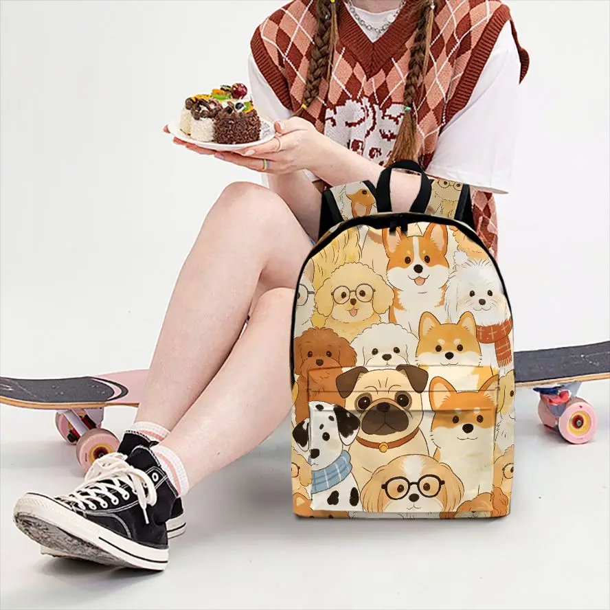 1pc Cute Cartoon Dog Gathering Print Backpack, Fashionable and Simple, Unisex, Large Capacity, High-Quality Gift
1pc Cute Cartoon Dog Gathering Print Backpack, Fashionable and Simple, Unisex, Large Capacity, High-Quality Gift