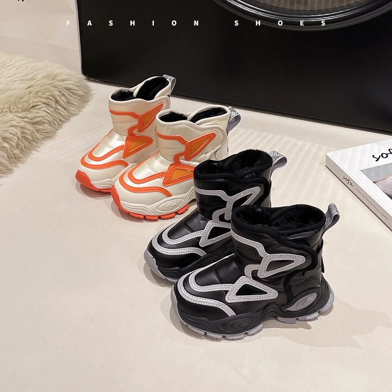 Детские полусапожки на толстом меху, непромокаемые зимние сапоги для девочек, нескользящие зимние ботинки с мягкой подошвой, новинка 2025, детские модные ботинки, красивые
Детские полусапожки на толстом меху, непромокаемые зимние сапоги для девочек, нескользящие зимние ботинки с мягкой подошвой, новинка 2025, детские модные ботинки, красивые