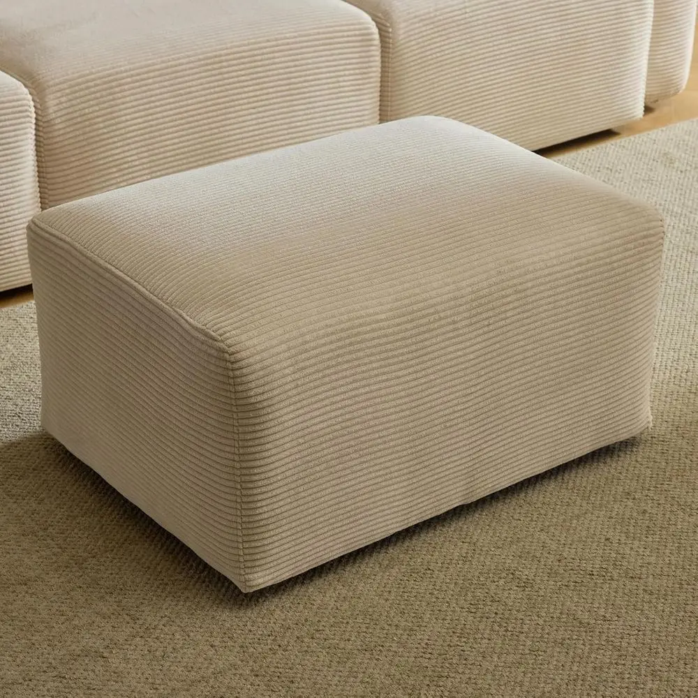 Modern Corduroy Upholstered Furniture for Living Room and Bedroom in Creamy Tones
Modern Corduroy Upholstered Furniture for Living Room and Bedroom in Creamy Tones