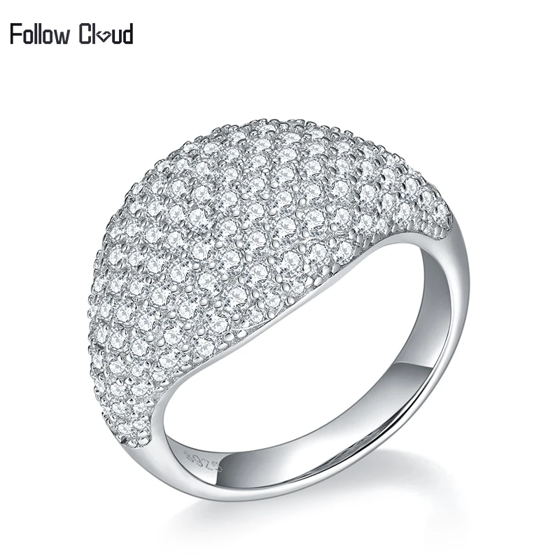 Follow Cloud 2.21ct Full Moissanite diamond Ring for Women Men Hip Hop 925 Sterling Sliver Engagement Wedding Band Fine Jewelry
Follow Cloud 2.21ct Full Moissanite diamond Ring for Women Men Hip Hop 925 Sterling Sliver Engagement Wedding Band Fine Jewelry