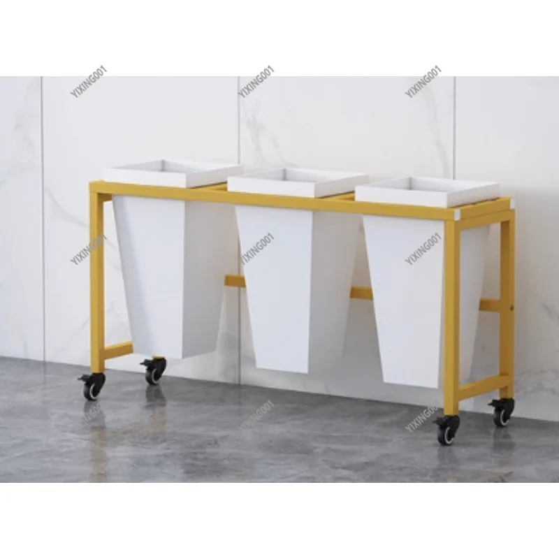 Movable Wheel Flower Bucket Holder - Light Luxury Wrought Iron Indoor Florist Plastic Bucket Display Storage Stand
Movable Wheel Flower Bucket Holder - Light Luxury Wrought Iron Indoor Florist Plastic Bucket Display Storage Stand