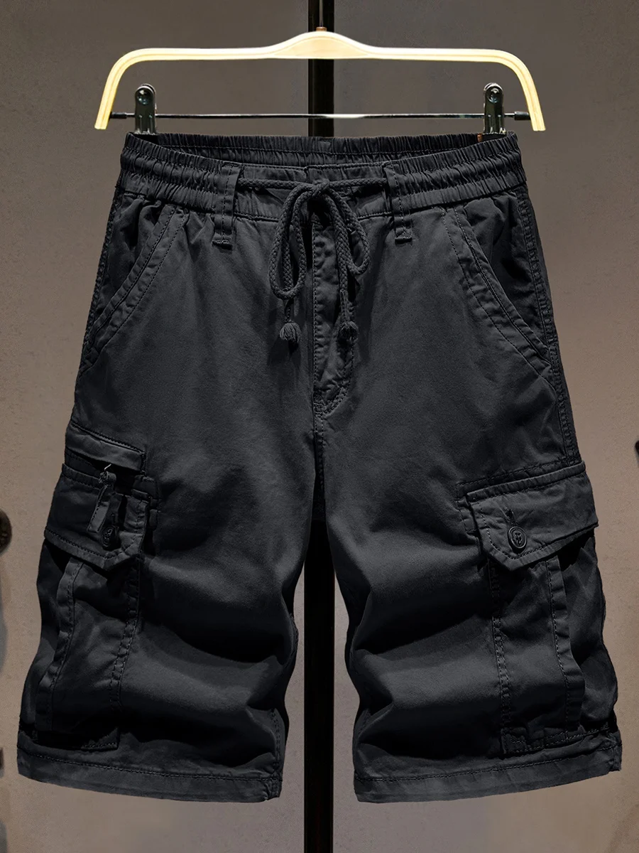 High-End Men's Workwear orts Summer 2025 Trendy American Casual Loose Straight Cut Five-Quarter Length Multi-ket Pants
High-End Men's Workwear orts Summer 2025 Trendy American Casual Loose Straight Cut Five-Quarter Length Multi-ket Pants