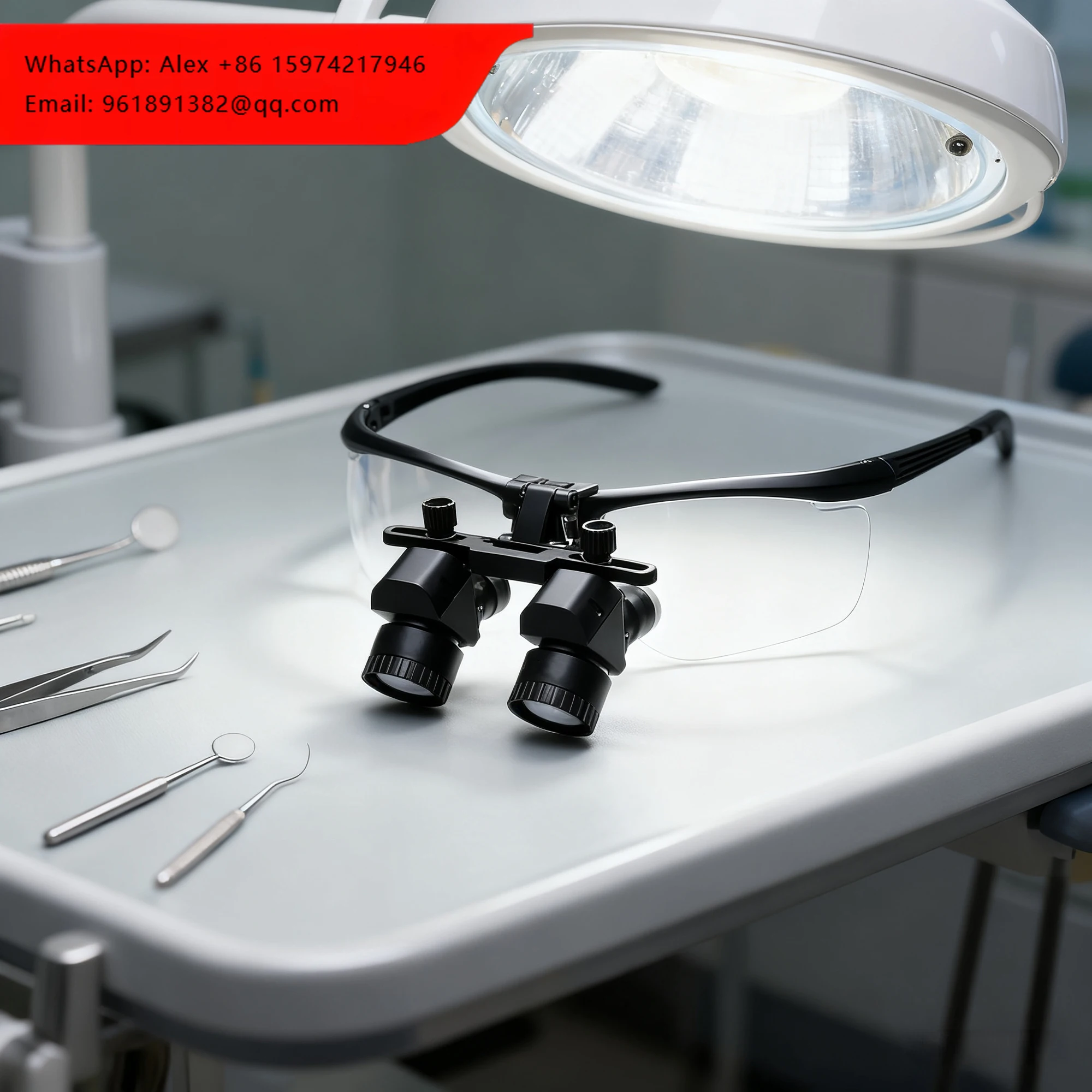 Surgical Angled Head Mounted Binocular Glasses 4x-6x Magnification Bright Vision Headband TTL Ergo Dental Loupes 5x With Light
Surgical Angled Head Mounted Binocular Glasses 4x-6x Magnification Bright Vision Headband TTL Ergo Dental Loupes 5x With Light