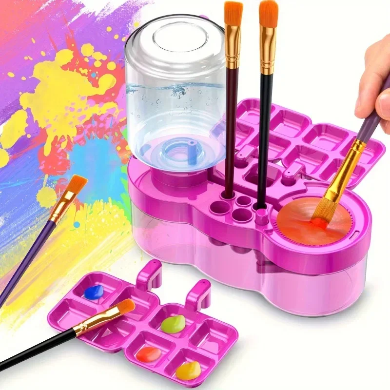 Paint Brush Cleaner Palette and Brush Holder Water Recycling Brush Cleaning Tool Artist Student Back to School Supplies
Paint Brush Cleaner Palette and Brush Holder Water Recycling Brush Cleaning Tool Artist Student Back to School Supplies
