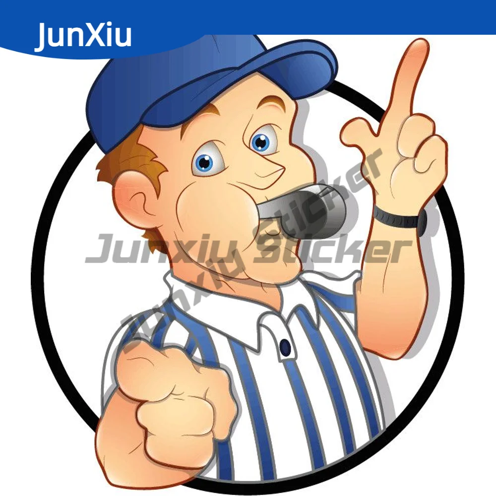 Referee With Whistle Sport Sticker Waterproof Scratch-proof Exterior Accessories For Suv Car Bumper Window Phone Trunk Decal Pvc
Referee With Whistle Sport Sticker Waterproof Scratch-proof Exterior Accessories For Suv Car Bumper Window Phone Trunk Decal Pvc