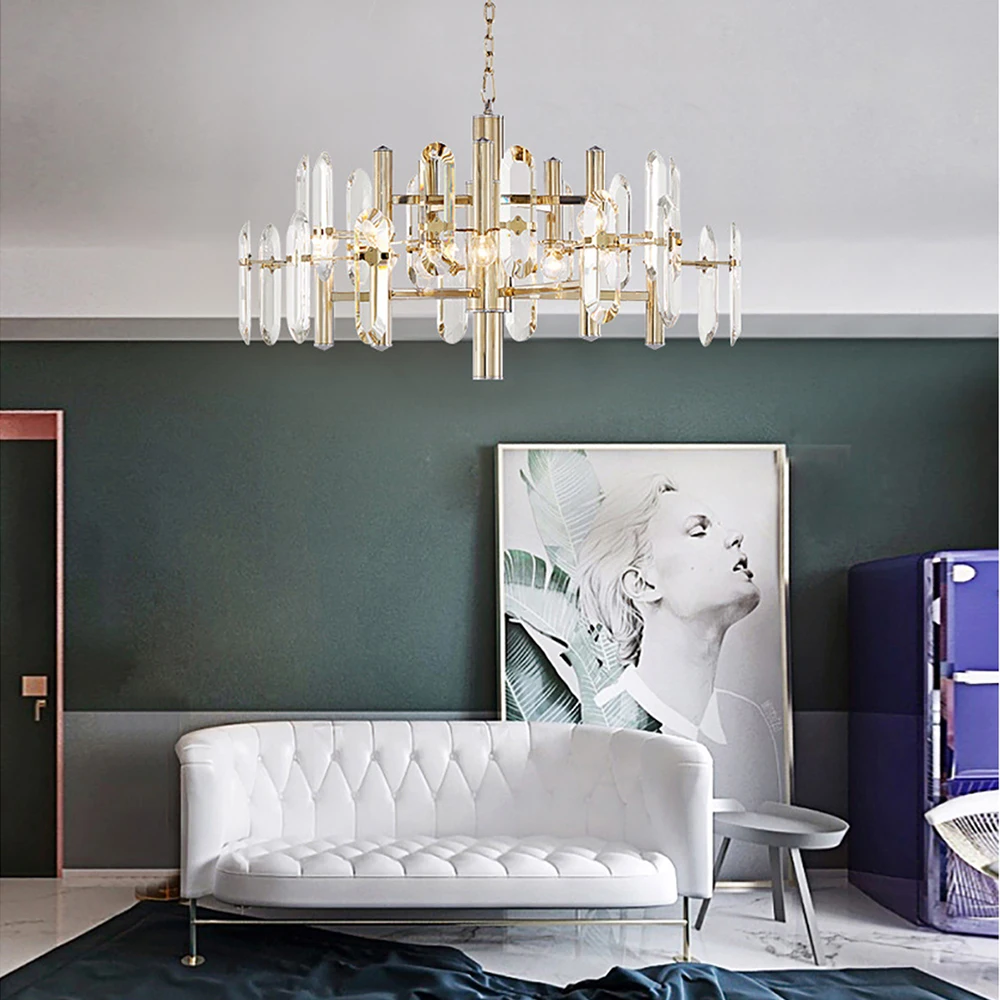 Nordic Crystal Ceiling Chandeliers New Trend Romantic LED Luxury Hanging Lamps Home Decoration lighting for Living Room Decor
Nordic Crystal Ceiling Chandeliers New Trend Romantic LED Luxury Hanging Lamps Home Decoration lighting for Living Room Decor