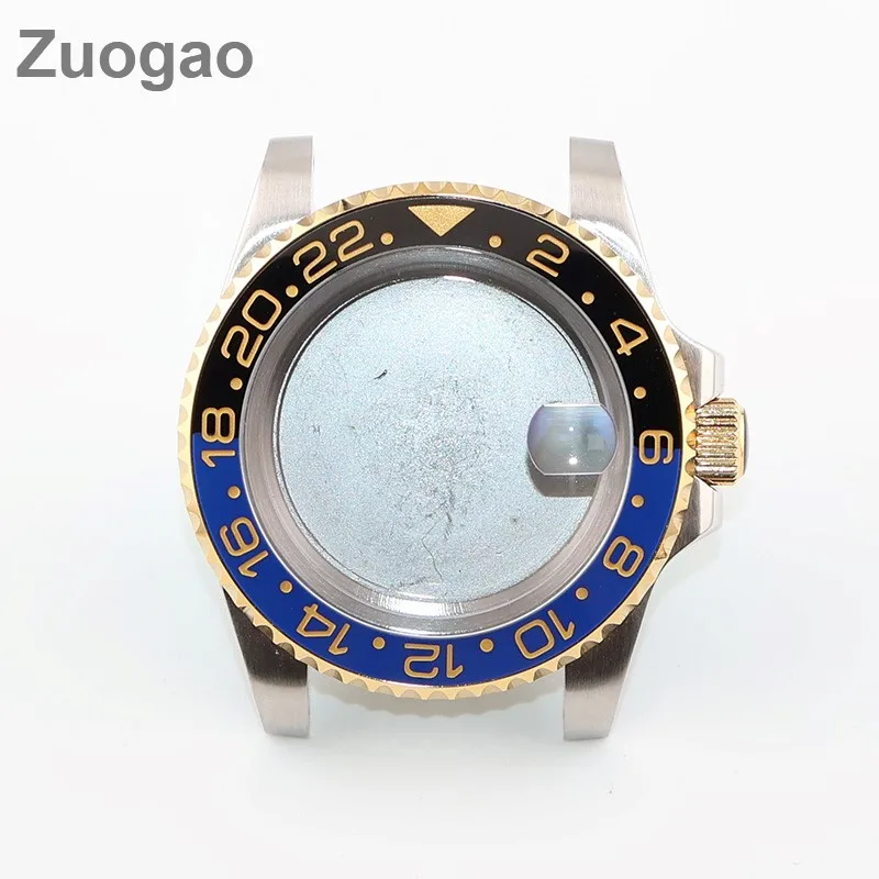 40mm Two Tone GMT Diving Watch Case 316L Stainless Steel Sapphire Crystal 30M Waterproof Fit NH35 NH36 20mm Strap Men's Mod Watc
40mm Two Tone GMT Diving Watch Case 316L Stainless Steel Sapphire Crystal 30M Waterproof Fit NH35 NH36 20mm Strap Men's Mod Watc