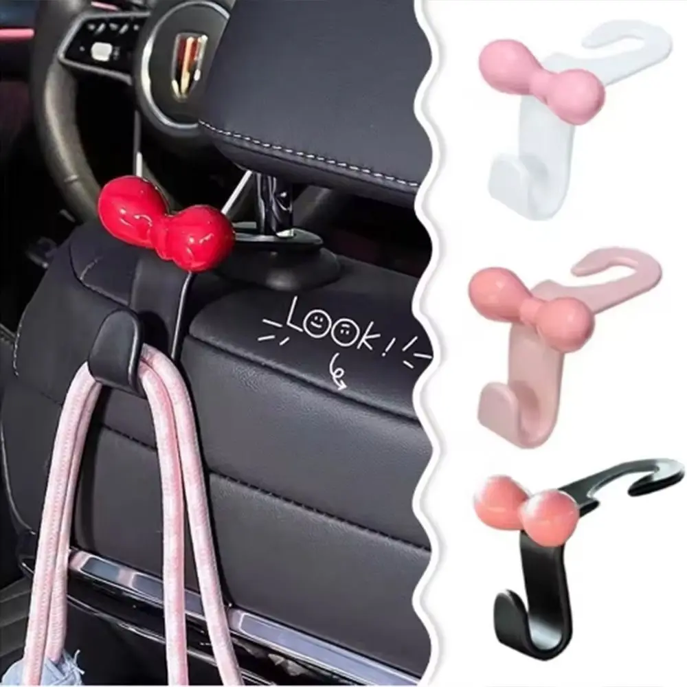 Exquisite Bowknot Car Seat Back Hook Multi-functional Sundries Back Storage Hook Durable Seat Back Hanger
Exquisite Bowknot Car Seat Back Hook Multi-functional Sundries Back Storage Hook Durable Seat Back Hanger