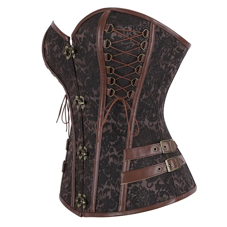 Vintage Steampunk Corset Women Top Plus Size Overbust Pirate Bustier Lace Up Costume Gothic Corselet
Vintage Steampunk Corset Women Top Plus Size Overbust Pirate Bustier Lace Up Costume Gothic Corselet