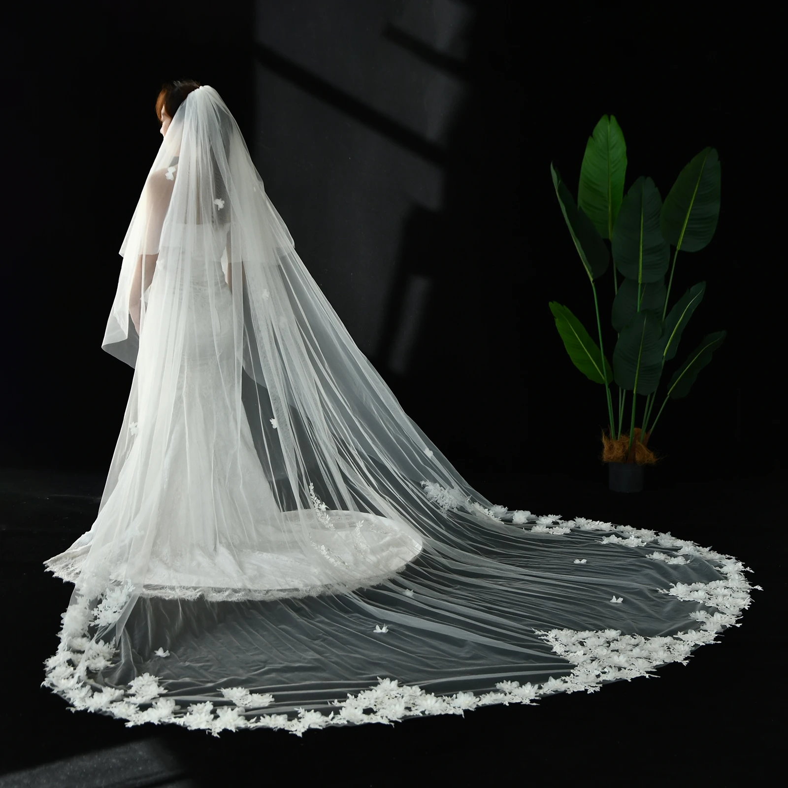 YouLaPan Соборная длина Фата 3d Цветочная аппликация Свадебные аксессуары для невесты Создать потрясающий свадебный вид v150
YouLaPan Соборная длина Фата 3d Цветочная аппликация Свадебные аксессуары для невесты Создать потрясающий свадебный вид v150