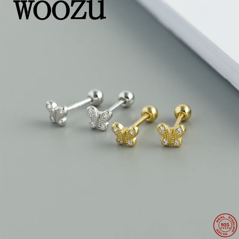 WOOZU стерлингового серебра 925 пробы, маленькие серьги-бабочки с цирконием, серьги из бисера для женщин, милые нежные вечерние нежные модные ювелирные изделия, подарок
WOOZU стерлингового серебра 925 пробы, маленькие серьги-бабочки с цирконием, серьги из бисера для женщин, милые нежные вечерние нежные модные ювелирные изделия, подарок