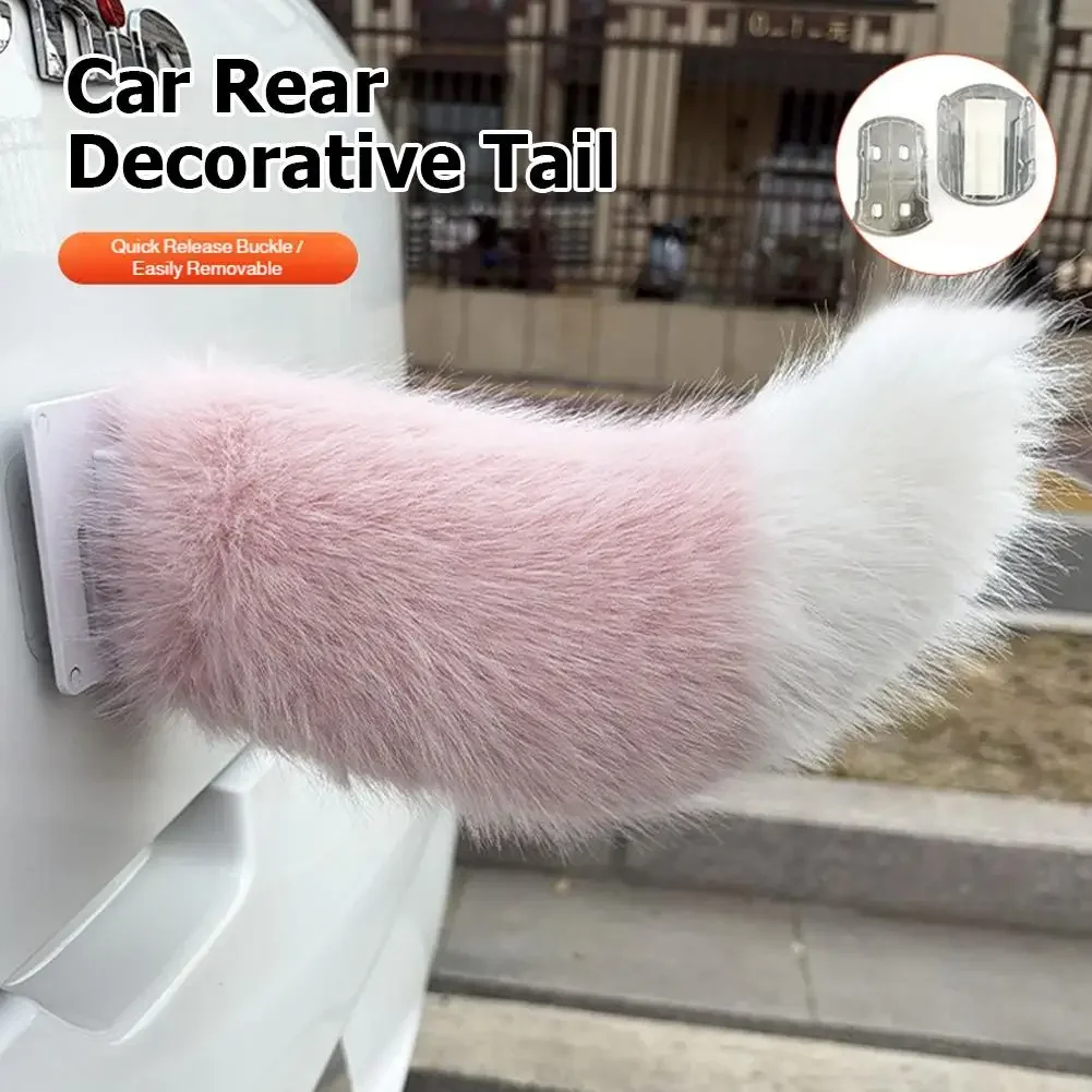 Faux Fur Tail Car Decoration Cute Fuzzy Rear Bumper Ornament Funny Fluffy Animal Tail Accessory for Car Truck and Scooter
Faux Fur Tail Car Decoration Cute Fuzzy Rear Bumper Ornament Funny Fluffy Animal Tail Accessory for Car Truck and Scooter