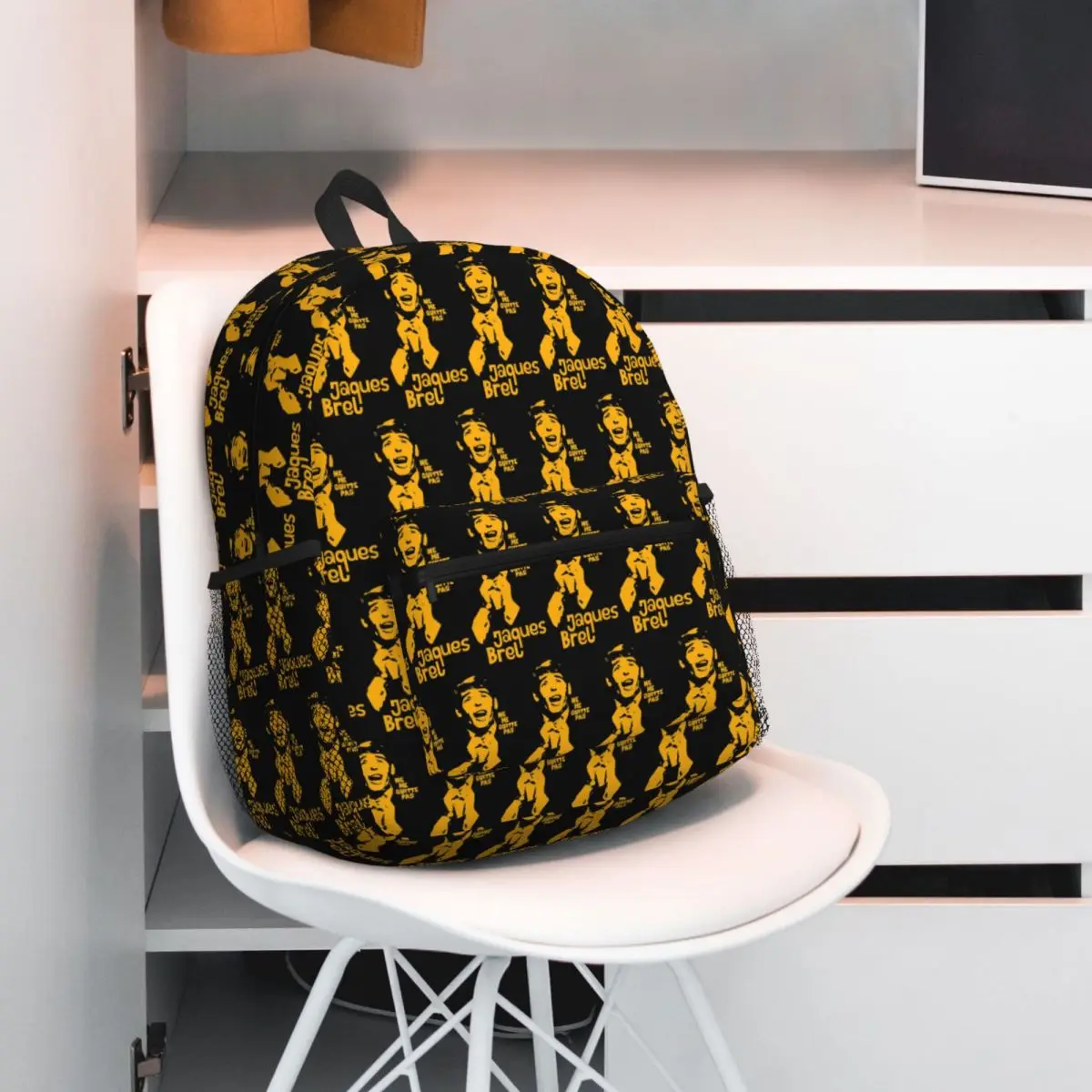 Ne Me Quitte Pas Tribute To Jacques Brel's Iconic Ballad Backpack Student BookBag School Bag Laptop Shoulder Bags for Men Women
Ne Me Quitte Pas Tribute To Jacques Brel's Iconic Ballad Backpack Student BookBag School Bag Laptop Shoulder Bags for Men Women