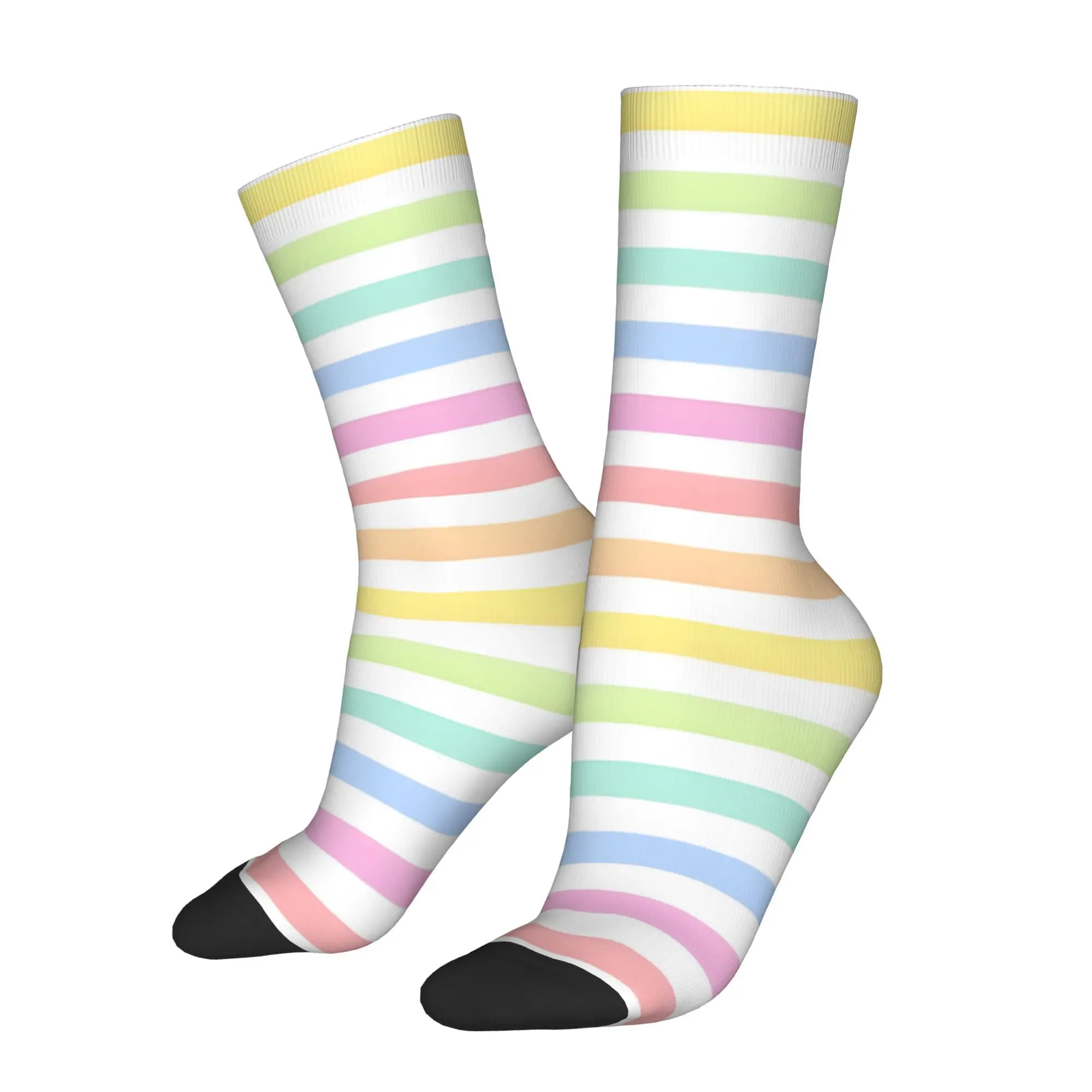 Candy Strip Cycling Crew Socks for Men Moisture Novelty All Season Sports Socks
Candy Strip Cycling Crew Socks for Men Moisture Novelty All Season Sports Socks