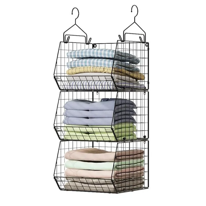 Wardrobe hanging basket, bedroom clothes and socks storage rack, wall-mounted underwear storage basket
Wardrobe hanging basket, bedroom clothes and socks storage rack, wall-mounted underwear storage basket