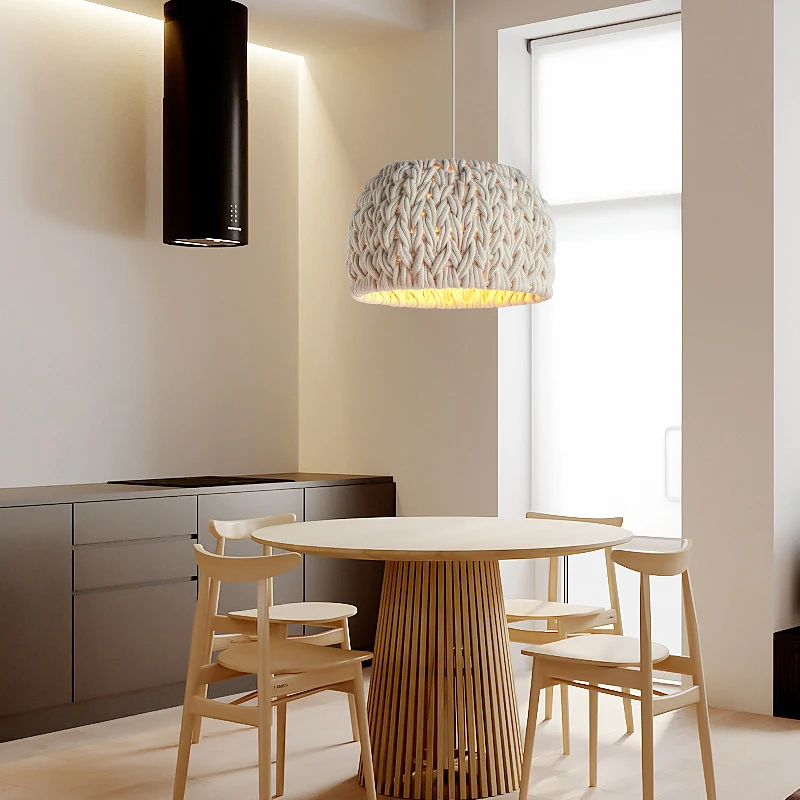 Japanese Nordic Style Warm Restaurant Living Dinning Room Bedroom Original Design Handmade Pendant lampWoven Rope Bar light
Japanese Nordic Style Warm Restaurant Living Dinning Room Bedroom Original Design Handmade Pendant lampWoven Rope Bar light