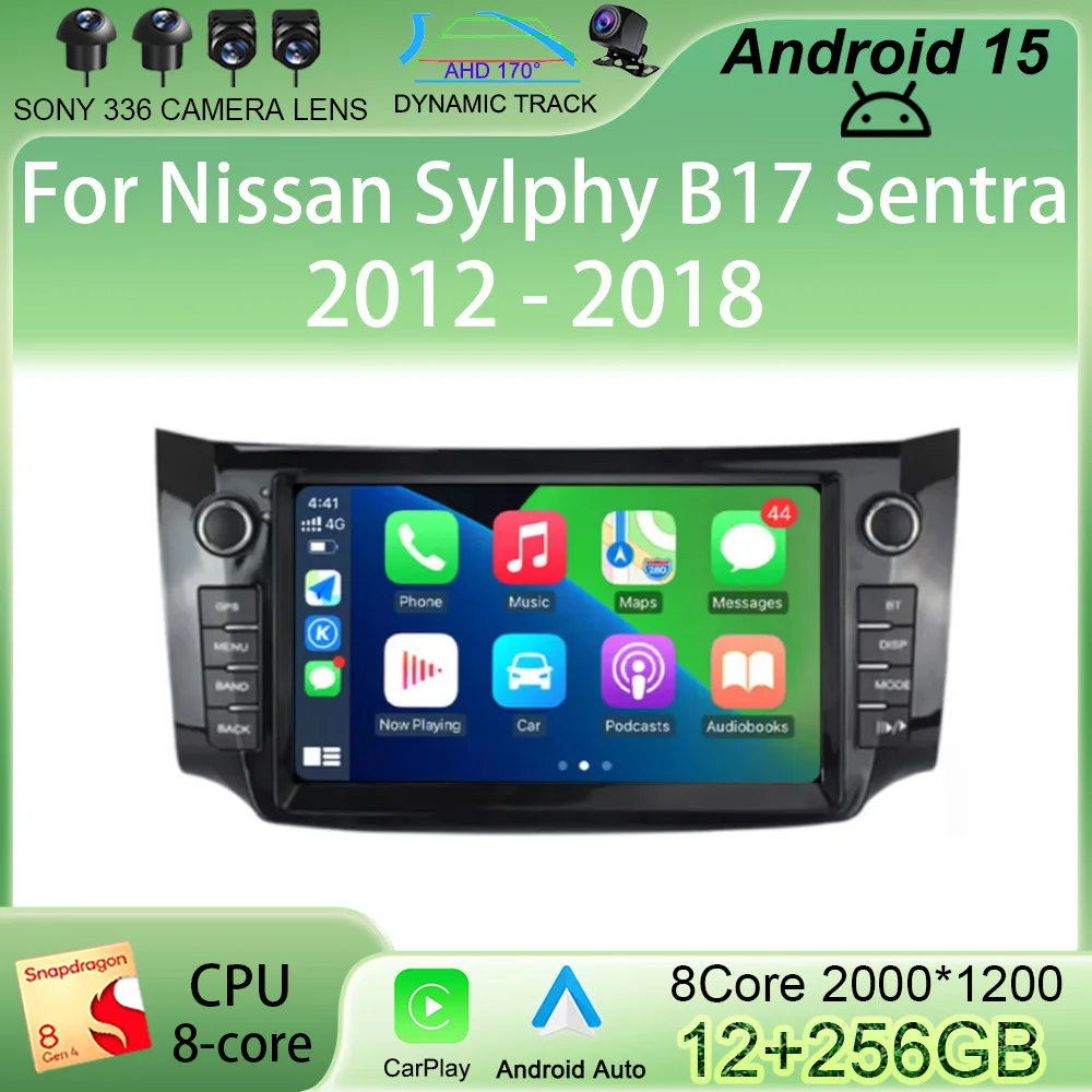 Android 15 Carplay Car Radio For Nissan Sylphy B17 Sentra 2012 2013 2014 2015 2016 2017 2018 Multimedia Dvd Video Player Stereo
Android 15 Carplay Car Radio For Nissan Sylphy B17 Sentra 2012 2013 2014 2015 2016 2017 2018 Multimedia Dvd Video Player Stereo