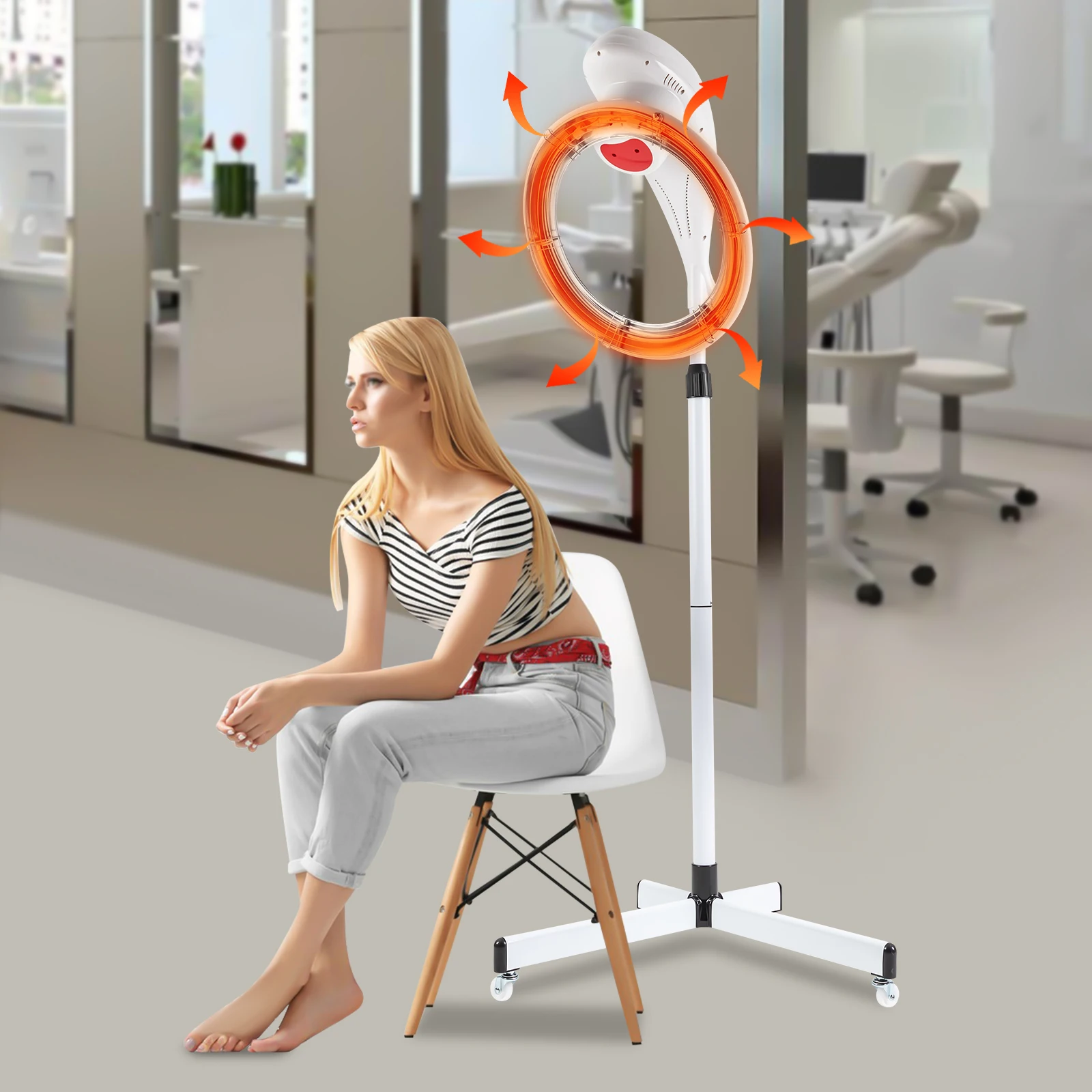 Hair Color Oven Orbiting Rotating Hair Care Hair Dyeing Heating Adjustable Height Adjustable Height Universal Wheels
Hair Color Oven Orbiting Rotating Hair Care Hair Dyeing Heating Adjustable Height Adjustable Height Universal Wheels