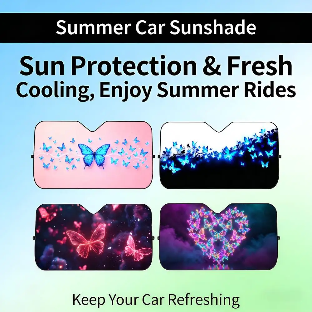 BButterfly Sun Visor Retractable Car Windshield Sun Shade UV
BButterfly Sun Visor Retractable Car Windshield Sun Shade UV