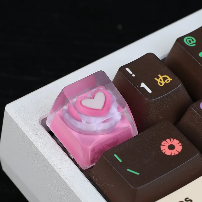 Epoxy keycaps cute love mechanical keycaps high transparency personalized handmade resin keycaps
Epoxy keycaps cute love mechanical keycaps high transparency personalized handmade resin keycaps