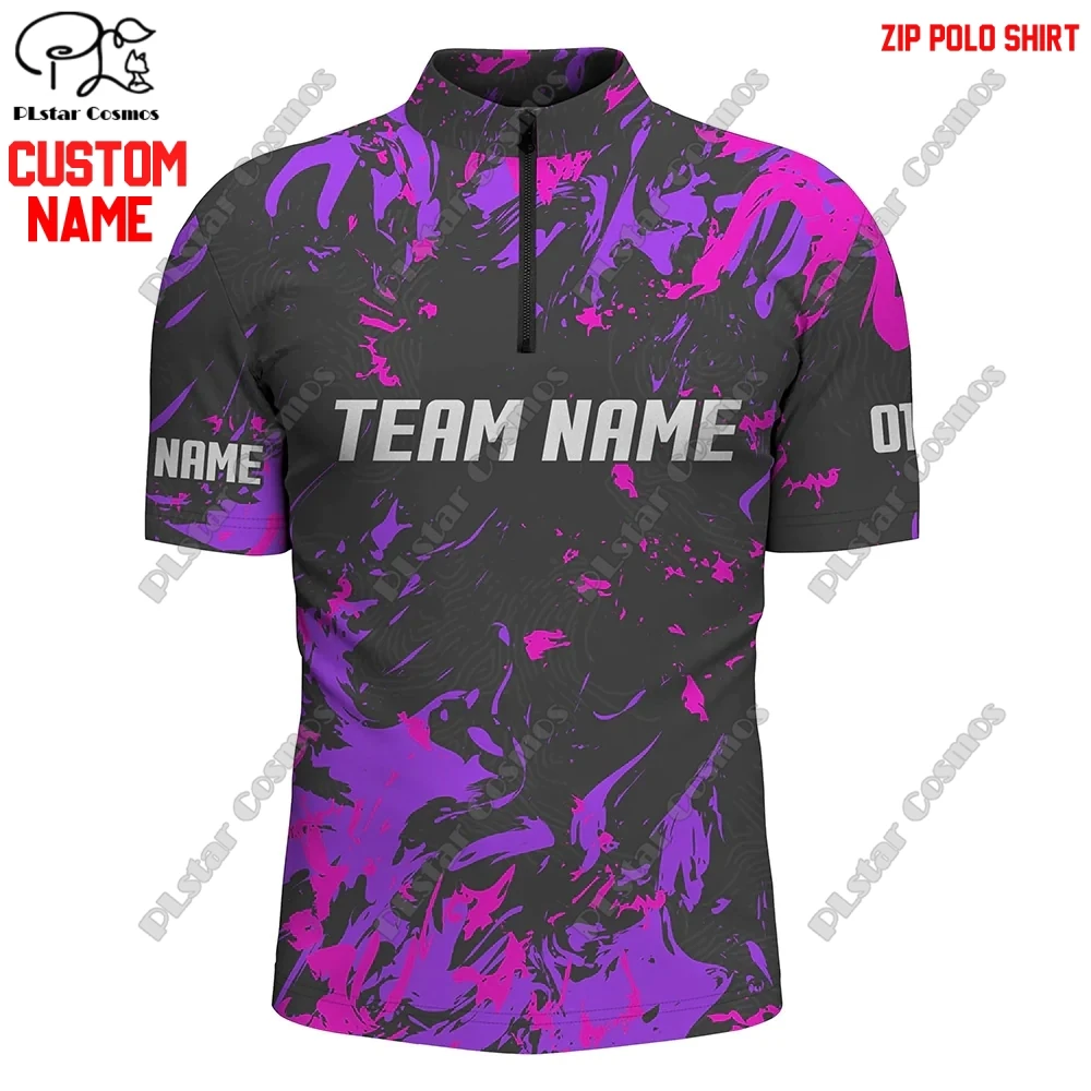 3D printing custom name bowling indoor sports zipper POLO shirt summer sleeveless T-shirt unisex gift for friends
3D printing custom name bowling indoor sports zipper POLO shirt summer sleeveless T-shirt unisex gift for friends