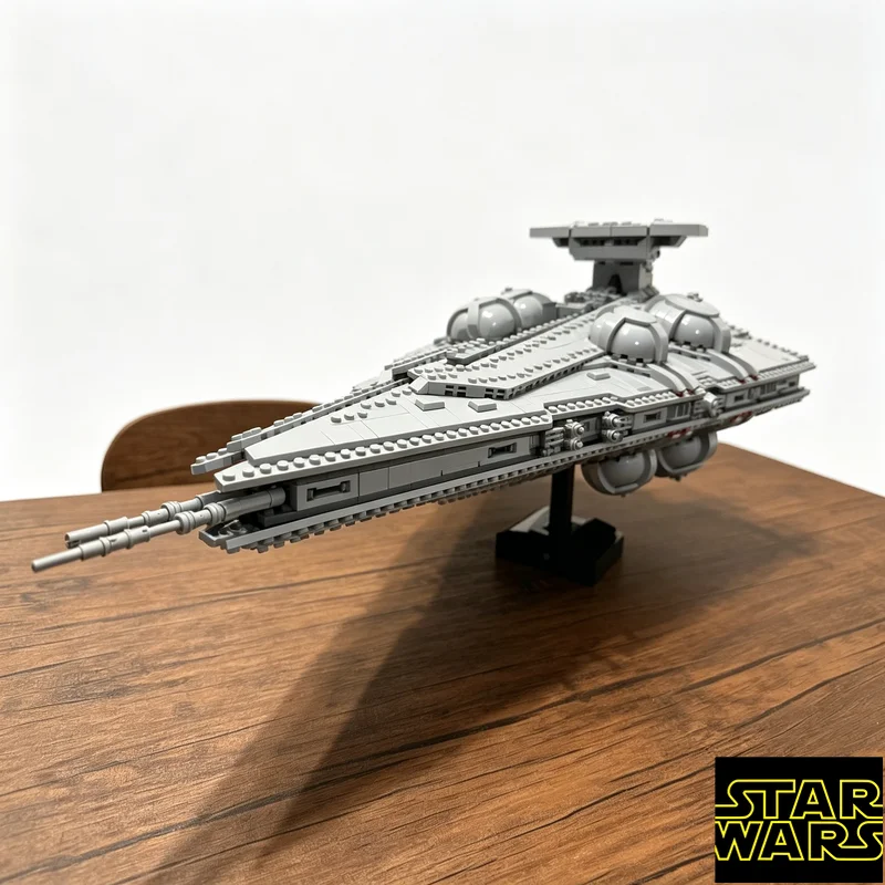 4450pcs MOC Star Wars Constrictor II Interdictor Cruiser Starfighters Spaceship Creative Brick Model Home Decoration
4450pcs MOC Star Wars Constrictor II Interdictor Cruiser Starfighters Spaceship Creative Brick Model Home Decoration