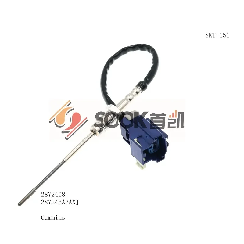 Temperature Sensor for 2872468 SKT-151 Vehicle Exhaust Emissions and Exhaust Temperature Monitoring Factory Direct Sales
Temperature Sensor for 2872468 SKT-151 Vehicle Exhaust Emissions and Exhaust Temperature Monitoring Factory Direct Sales