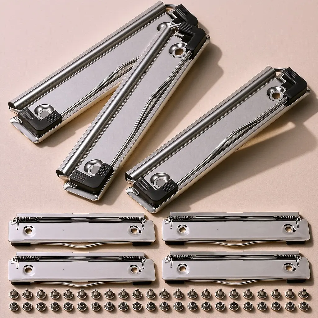 10 шт. металлических зажимов для планшетов, большие, нержавеющие, для крепления на доске, для школы и офиса
10 шт. металлических зажимов для планшетов, большие, нержавеющие, для крепления на доске, для школы и офиса