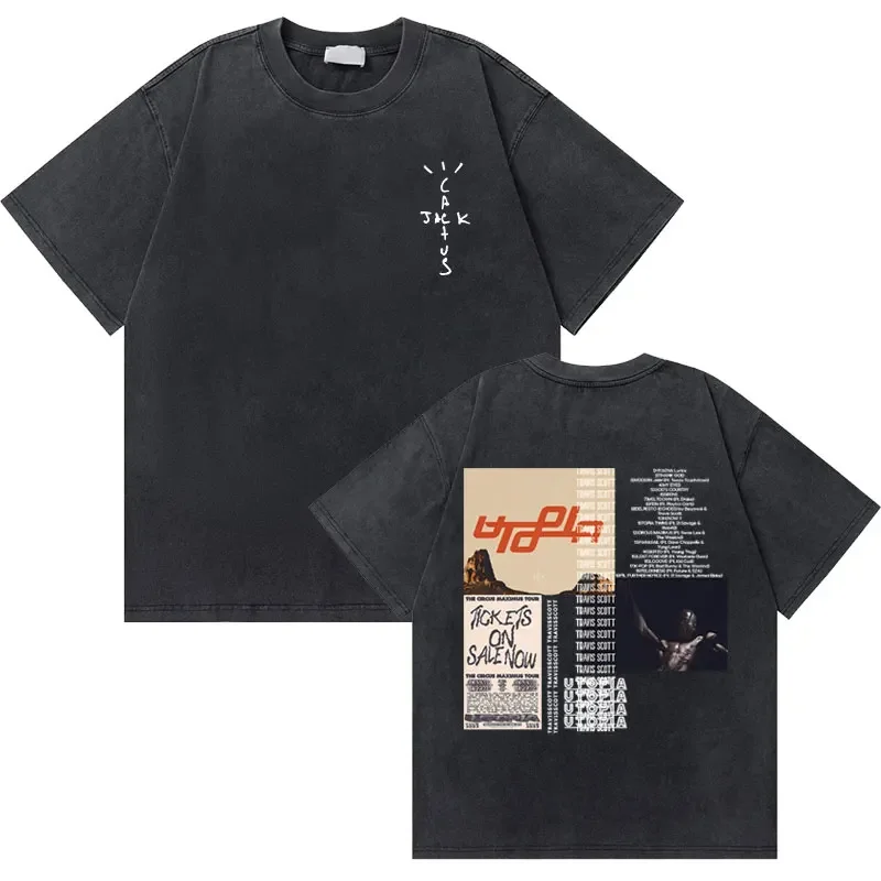 Cactus Jack Utopia Graphic Tshirt Washed Vintage Streetwear Hip Hop T-shirt Retro Harajuku Oversized T-shirts Men Cotton T Shirt
Cactus Jack Utopia Graphic Tshirt Washed Vintage Streetwear Hip Hop T-shirt Retro Harajuku Oversized T-shirts Men Cotton T Shirt