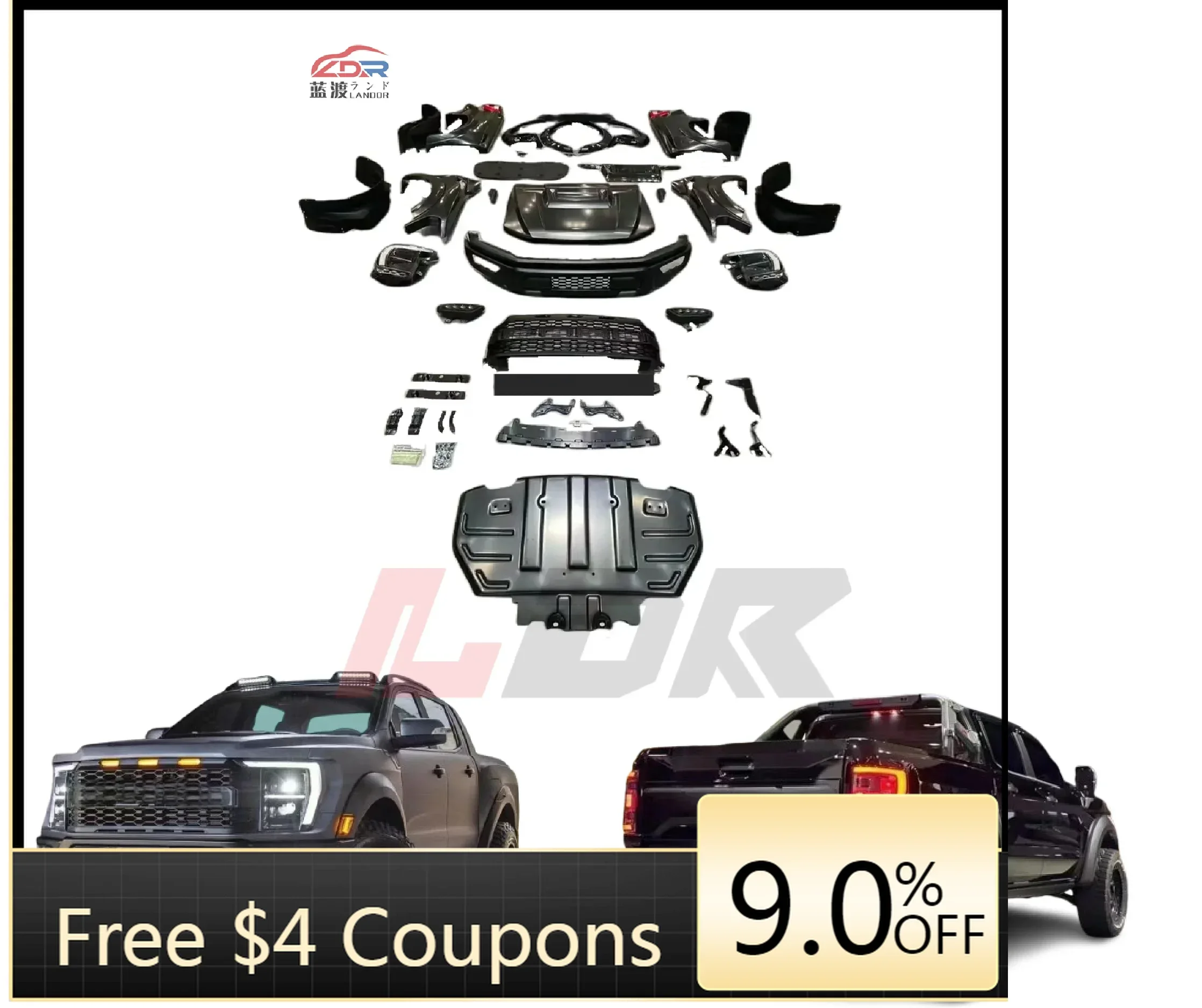 BR Modification Club 2025 For Ford Ranger 11-19 Upgrade To F150 Raptor Bodykit Car Auto Parts Headlights LED Plug And Play Hoo
BR Modification Club 2025 For Ford Ranger 11-19 Upgrade To F150 Raptor Bodykit Car Auto Parts Headlights LED Plug And Play Hoo
