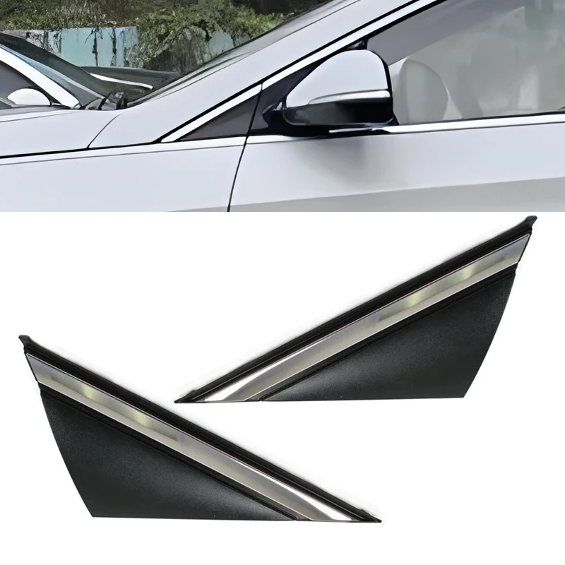 86190C1100 1Pair Front Side Window Mirror Fender Pillar Corner Triangle Molding Trim 86180C1000 Fit for Hyundai Sonata 2015-2019
86190C1100 1Pair Front Side Window Mirror Fender Pillar Corner Triangle Molding Trim 86180C1000 Fit for Hyundai Sonata 2015-2019