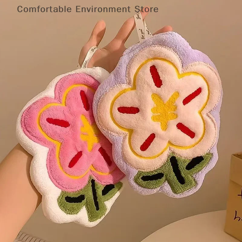 New Wall Hanging Cute Hand Towel Kitchen Bathroom Small Towel Bathroom Absorbent And Odorless Quick Drying Hand Towel Home Decor
New Wall Hanging Cute Hand Towel Kitchen Bathroom Small Towel Bathroom Absorbent And Odorless Quick Drying Hand Towel Home Decor