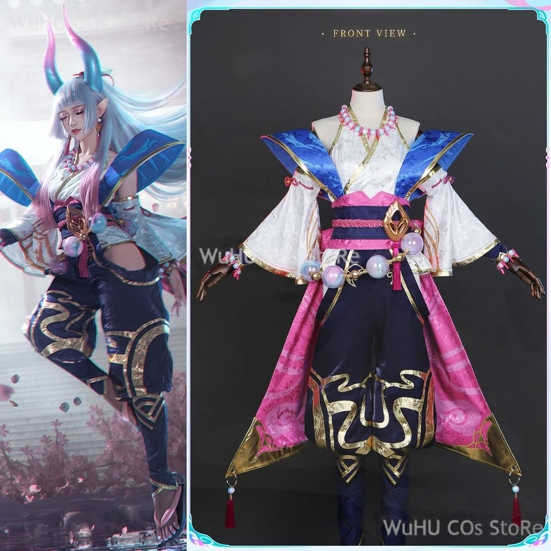 Аниме-игра LOL Syndra, карнавальный костюм, парик с принтом Hanfu, штаны кендо, аксессуары, женский сексуальный карнавальный костюм для косплея
Аниме-игра LOL Syndra, карнавальный костюм, парик с принтом Hanfu, штаны кендо, аксессуары, женский сексуальный карнавальный костюм для косплея