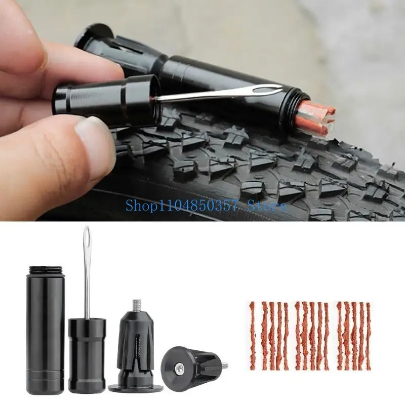 652F Bike Tubeless Tyre Repair Kits with Rubber Strips for Road Mountain Bicycles
652F Bike Tubeless Tyre Repair Kits with Rubber Strips for Road Mountain Bicycles