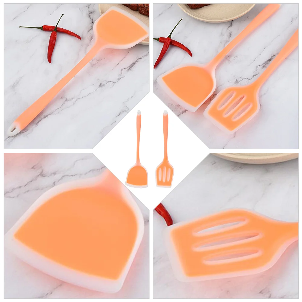 1 Set Silicone Kitchen Gadget Set Mixing Scraper Rice Paddle Soup Ladle Cooking Strainer Baking Spoon Serving Tool For Food
1 Set Silicone Kitchen Gadget Set Mixing Scraper Rice Paddle Soup Ladle Cooking Strainer Baking Spoon Serving Tool For Food
